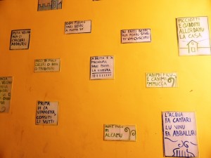 Calatafimi vicolo dei proverbi