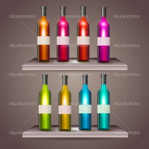packaging del vino colori