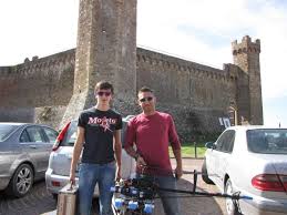 drone per vigneto a Montalcino