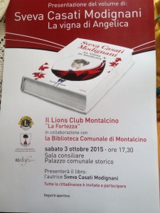 Sveva Casati Modignani presenta la Vigna di Angelica a Montalcino