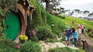 Hobbiton nella regione di Waikato New Zeland