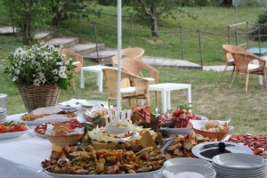 Matrimonio alla Fattoria del Colle aperitivo