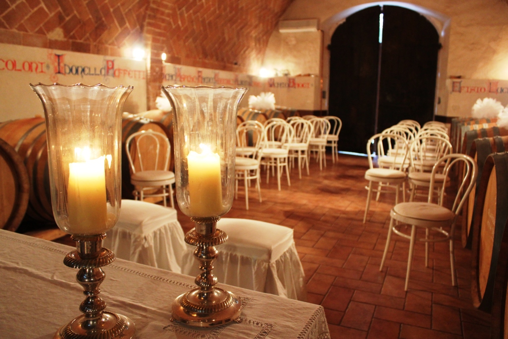 Matrimonio in cantina Toscana Fattoria del Colle