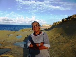 Gozo Donatella Cinelli Colombini con l'ombra di Carlo