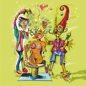 La moglie di coccio 2015 Alessandro Grazi illustrazione alla novella di D. Cinelli Colombini