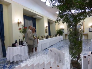 Ischia Vintage la sala da degustazione