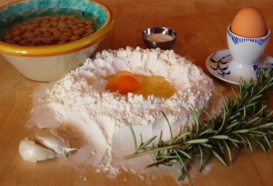 Tagliatini con i ceci ingredienti