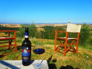 Brunello-e-panorami-Fattoria-del-Colle-Agriturismo-in Toscana