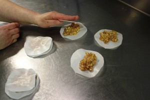 Making "Le copate"