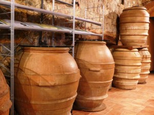 documentazione in distribuzione in cantina Fattoria del Colle