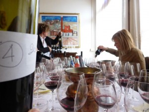 Pannel per la degustazione del Brunello Prime Donne