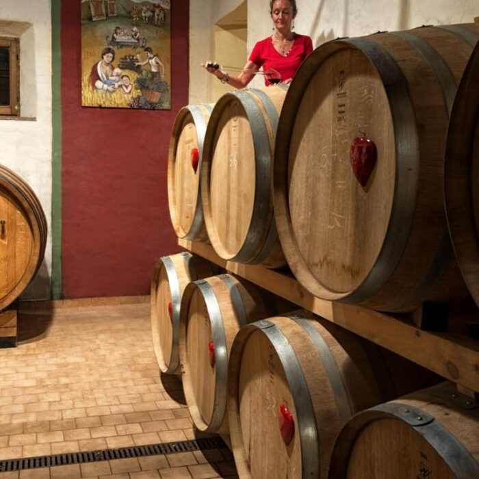 Montalcino Casato Prime Donne bottaia del Brunello