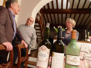 Emanuele Pellucci momenti "di vini" a casa sua