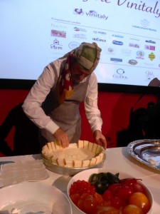 Peppe Giuffrè di Officina Gastronomica Vinitaly 2016 cena Donne del vino