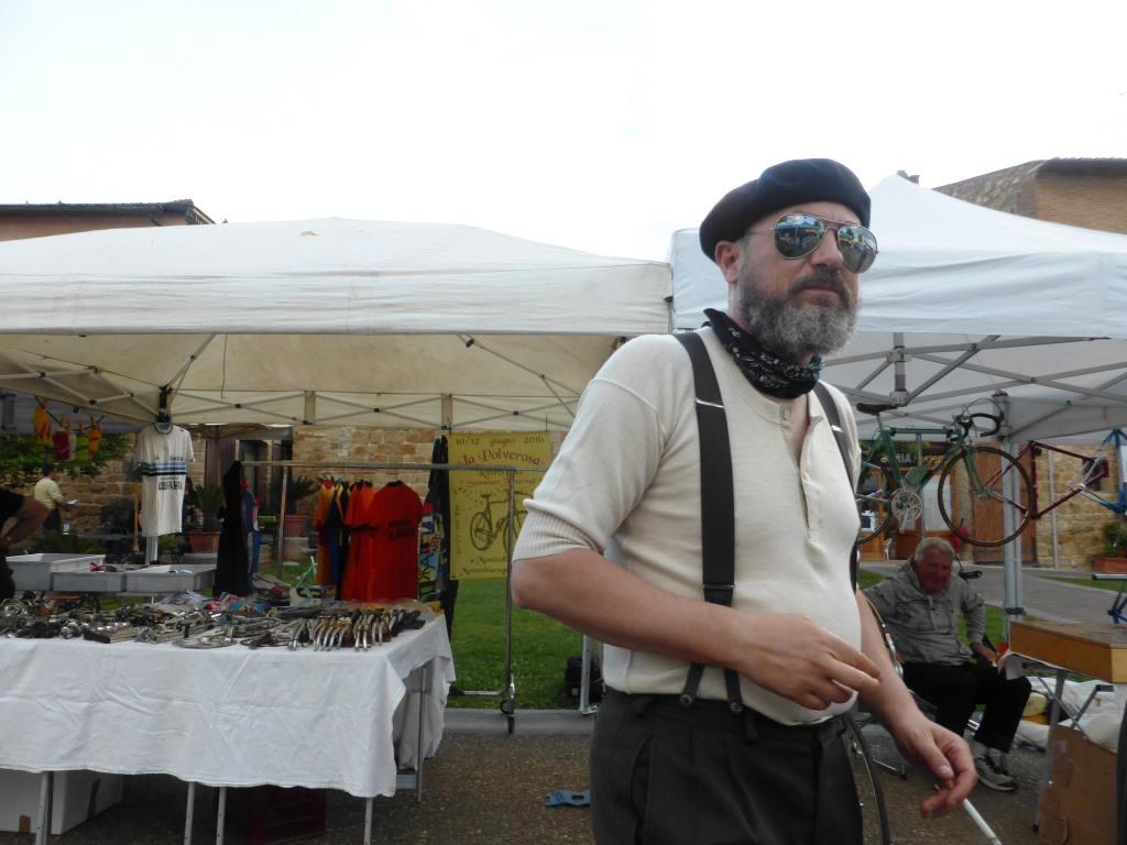Eroica, ciclista eroico a Buonconevento