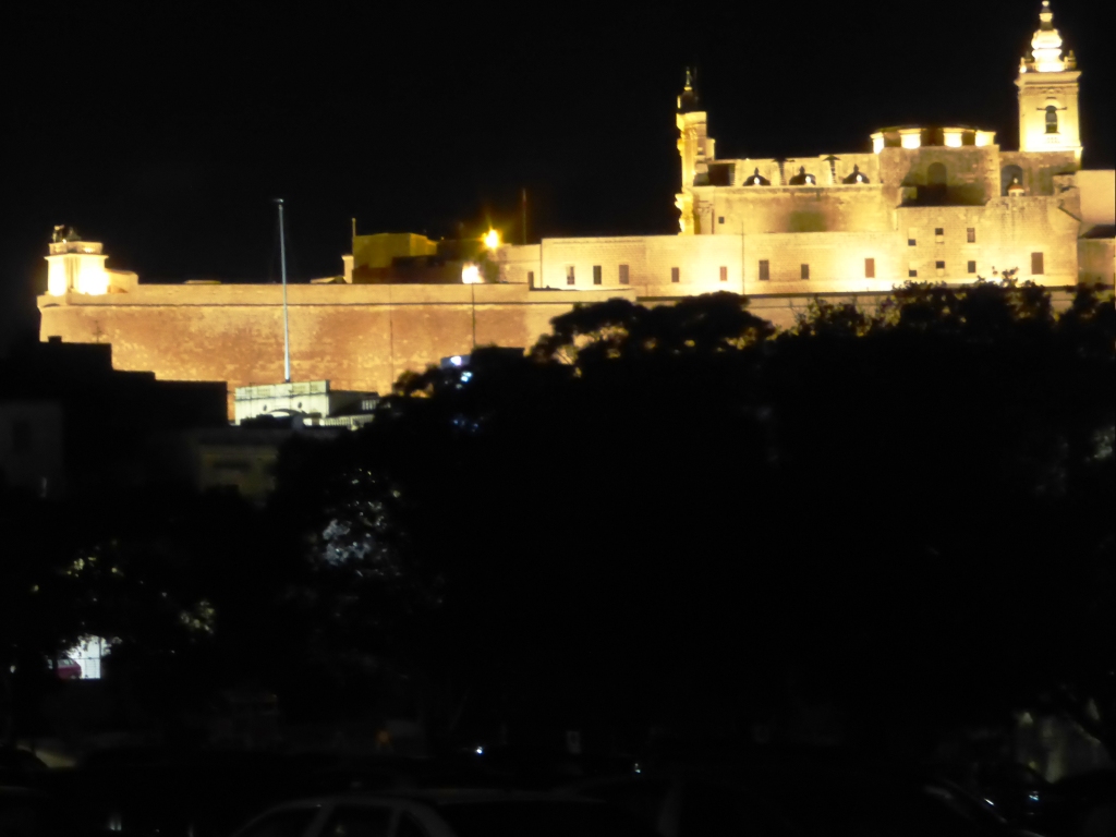 Gozo Cittadelle di notte