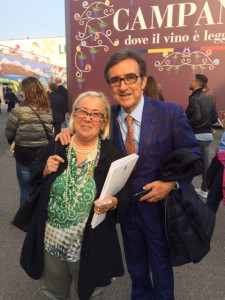 Vinitaly2017-Donatella-Cinellicolombini -RiccardoCotarella-Presidente-Assoenologi