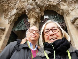Donatella CinelliColombini e Carlo Gardini a Barcellona