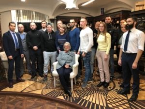 DonatellaCinelliColombini-con-i-sommelier-russi-di -Mosca