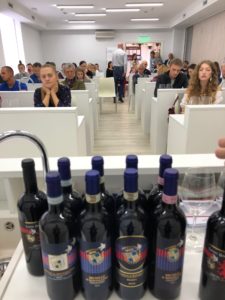 Russia i sommelier degustano il Brunello