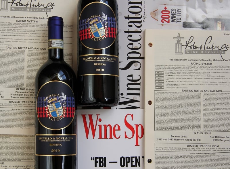 Brunello di Montalcino - Wine Spectator e Robert Parker