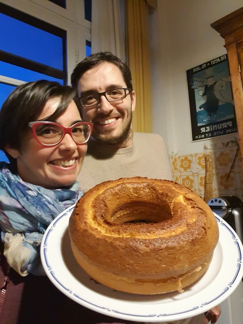 Ciambellone con arance fatto da Violante e Enrico