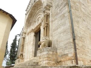 Orcia-il.vino-più-bello-del-mondo-San Quirico d'Orcia Collegiata