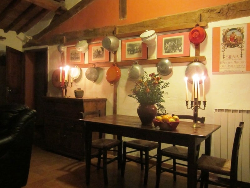 agriturismo Toscana Fattoria del Colle S.Angela alta cucina