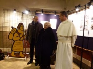 Cammini e piccoli comuni Via Francigena Totem Lions Club Montalcino La Fortezza 2