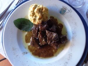 Peposo cotto nel Chianti - Fattoria del Colle ristorante