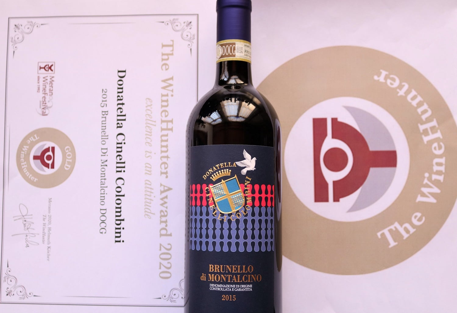 Medaglia oro Brunello 2015