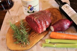 Ingredienti per il Vitello in arrosto morto 