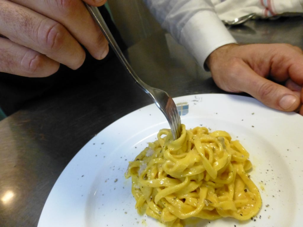 taglioni al tartufo bianco toscano fattoria del Colle