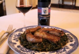 Costole con i rapi e Rosso di Montalcino