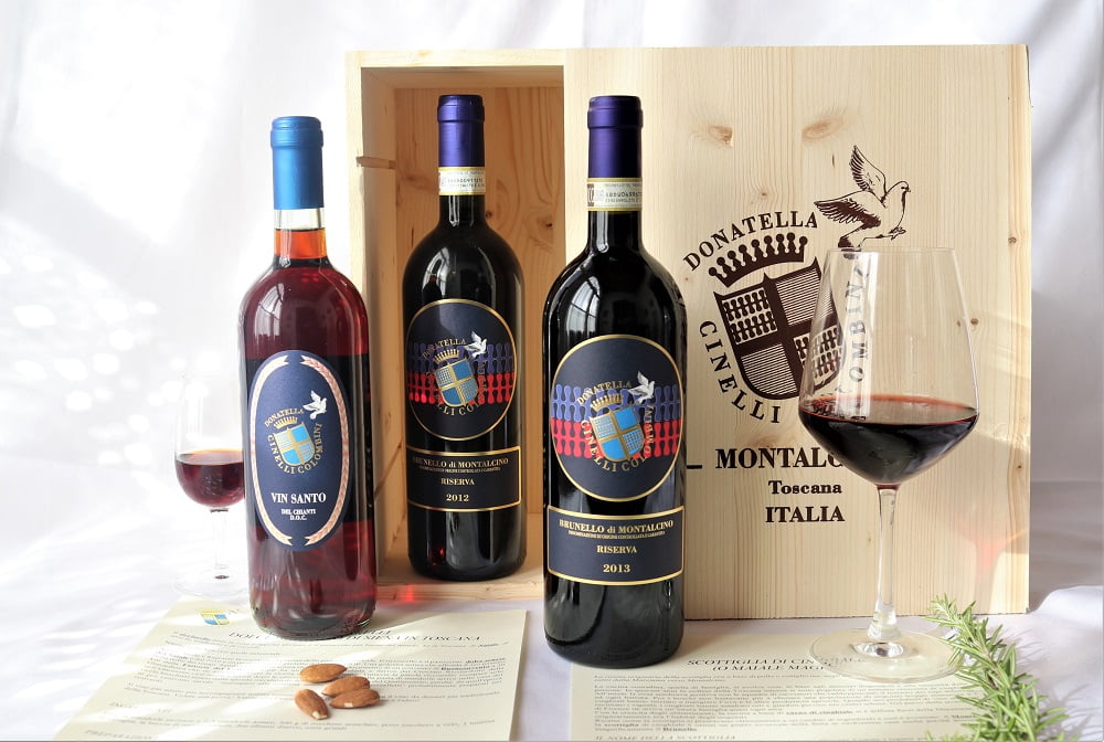 Offerta Brunello Riserva 2012 & 2013 con Vin Santo del Chianti 2008 - Donatella Cinelli Colombini
