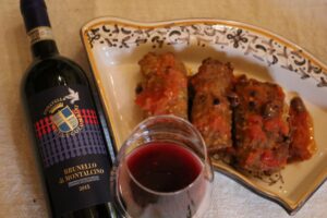 Tordi finti e Brunello di Montalcino