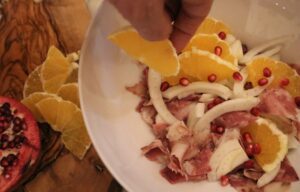 Sopressata salad - Fattoria del Colle - Tuscany