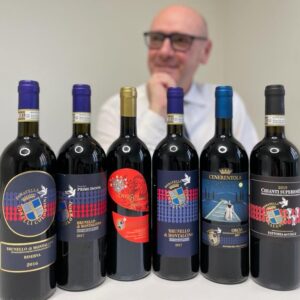 Claudio-Piras-La-cantina-del-nonno-Emilio-con-i-vini-di-Donatella-Cinelli-Colombini
