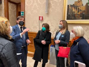 Dario-Stefàno-Elena-Bonetti-Manuela-Zennaro-Donatella-CinelliColombini-Senato-della-Repubblica-presentazione-corsi-prevenzione-del-sessismo