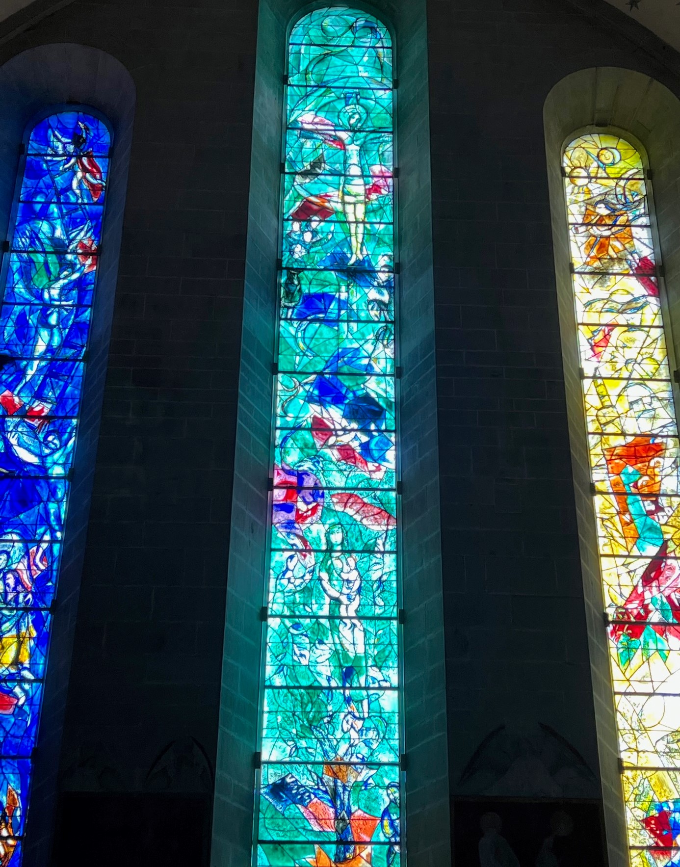Marc Chagall, Zurigo a Complesso-abbaziale di-Fraumünster