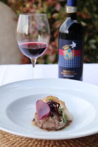 Filetto-di-maiale-Brunello-Fattoria-del-Colle-Toscana
