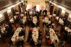 Cena-all'Osteria-del-Treno-Milano-Convention-mondiale-delle-Donne-del-Vino-2022