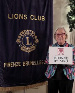 donne e vino in un mondo unito Donatella Cinelli Colombini Donne del Vino toscane e Lions Club Firenze Brunelleschi