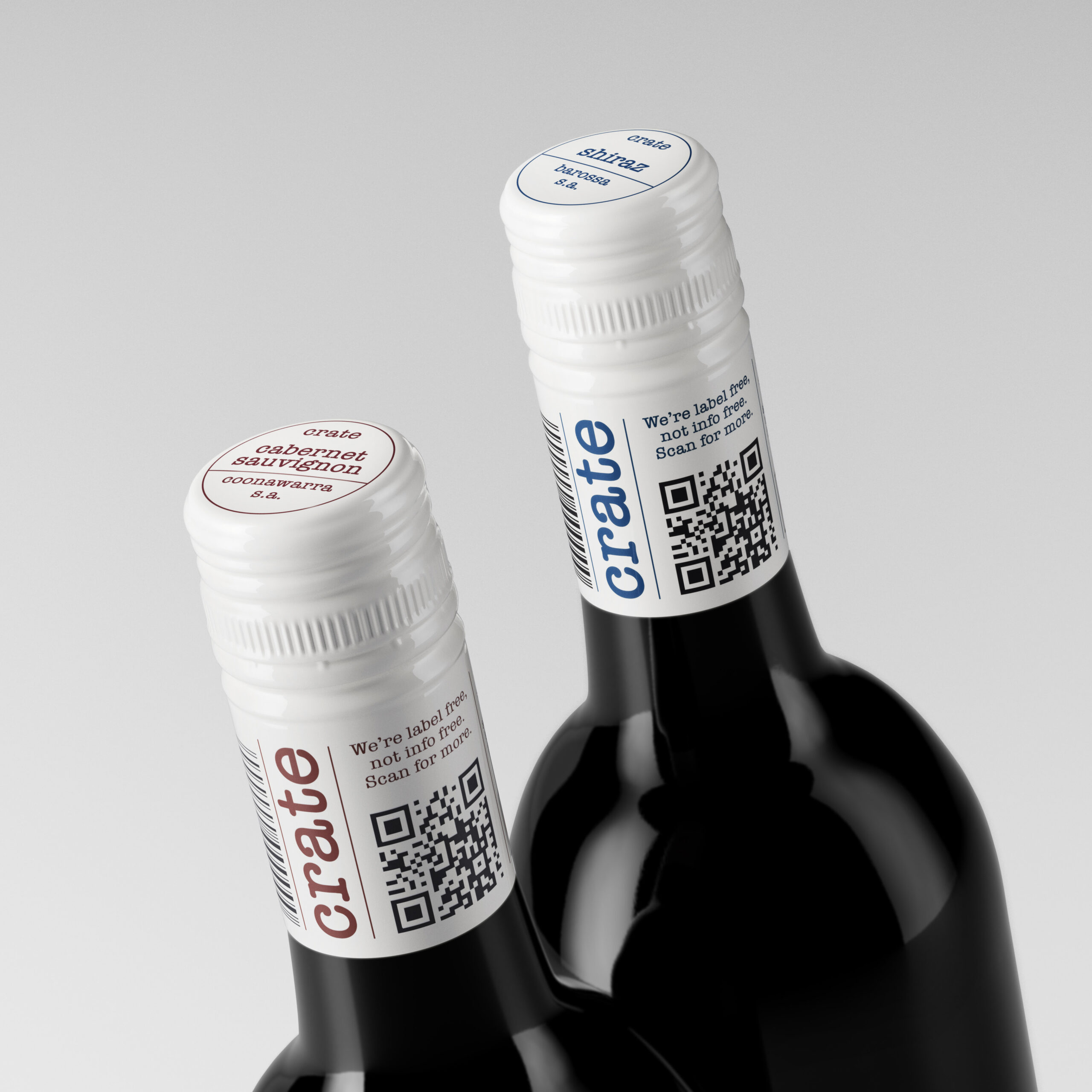 vino senza etichetta Crate Fourth Wave Wines Australia