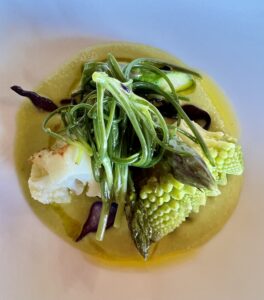 antipasto vegetariano ristorante Fattoria del Colle