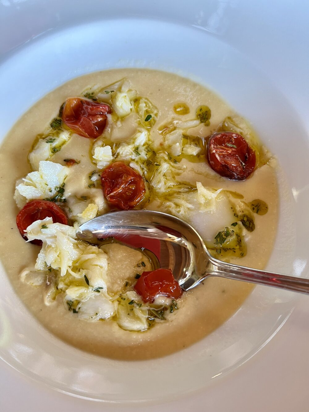 Passato di ceci ristorante Fattoria del Colle