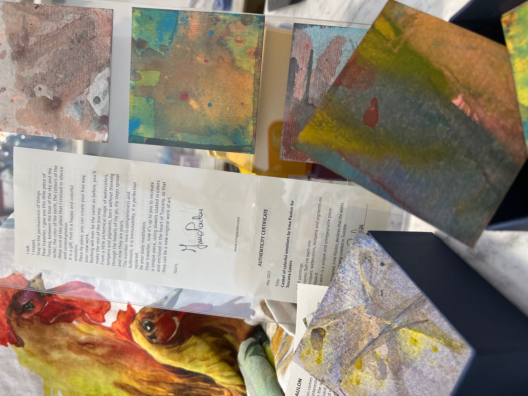Scrigno di emozioni colorate Irma Paulon Toscana Lovers