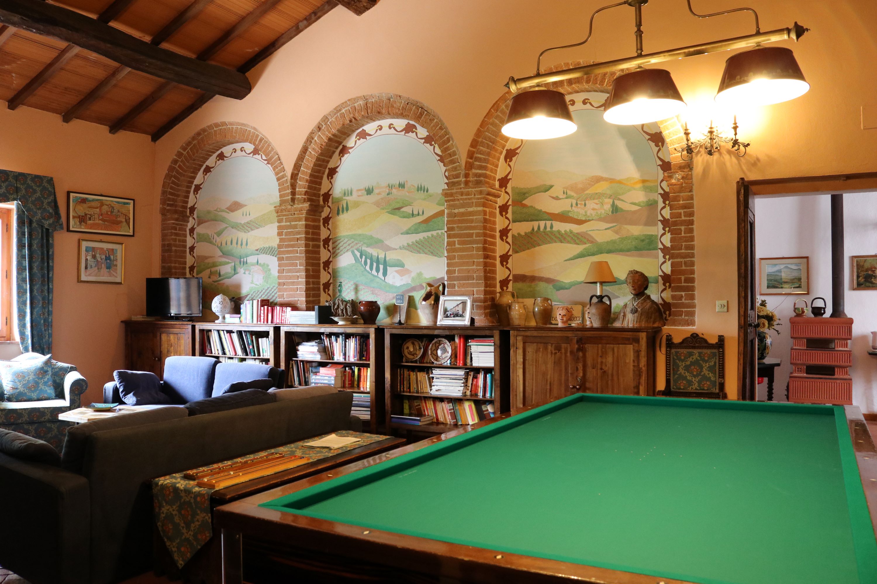 sala del biliardo fattoria del Colle