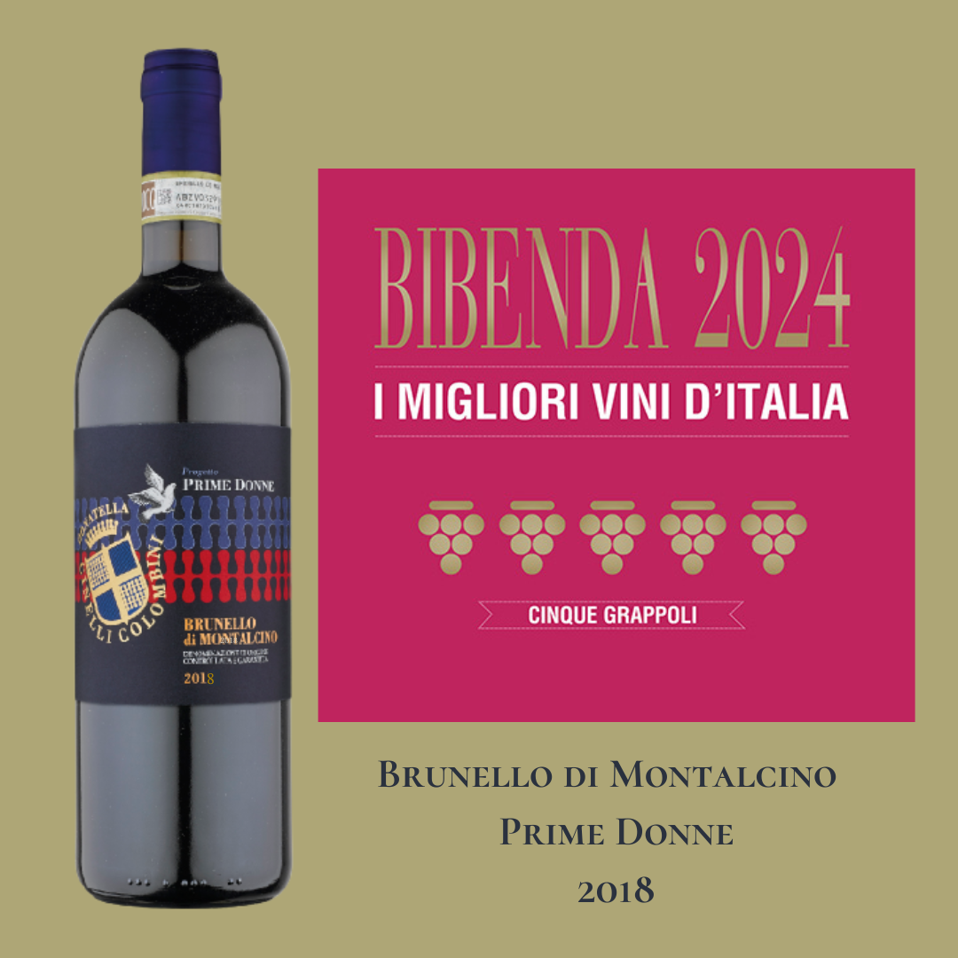 Bibenda 5 grappoli Brunello Prime Donne 2018