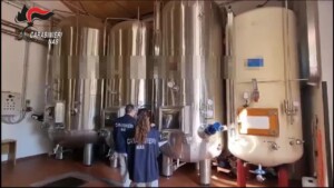 NAS Carabinieri ispezioni nelle cantine durante la vendemmia